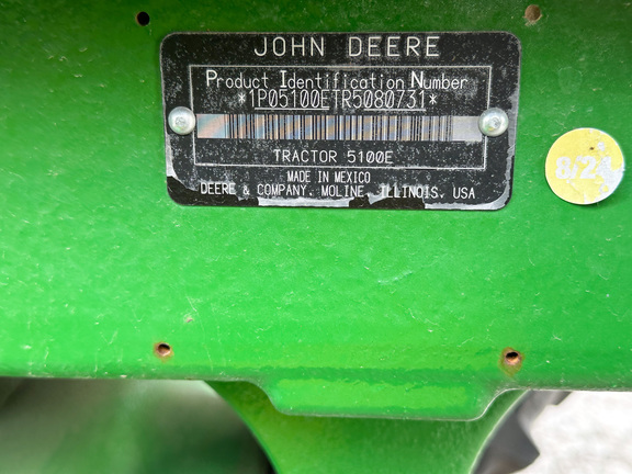 2024 John Deere 5100E Tractor