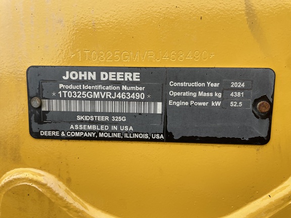 2024 John Deere 325G Compact Track Loader