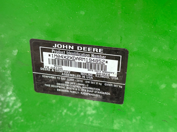 2024 John Deere TX 4X2 ATV