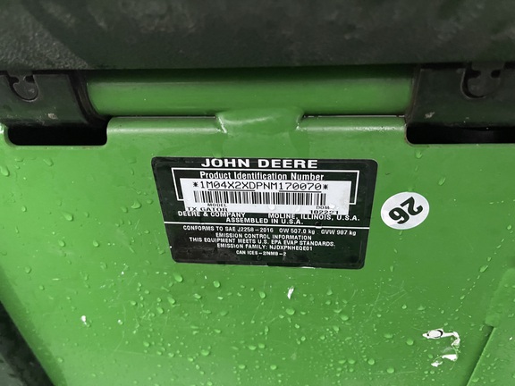 2021 John Deere TX ATV