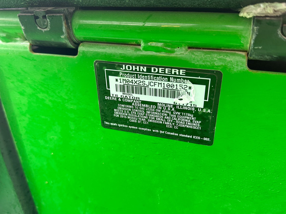 2015 John Deere TS 4X2 ATV