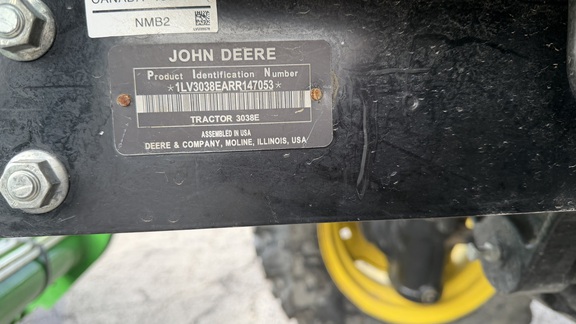 2024 John Deere 3038E Tractor Compact