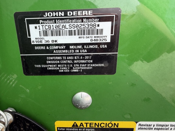 2025 John Deere Q810E Misc