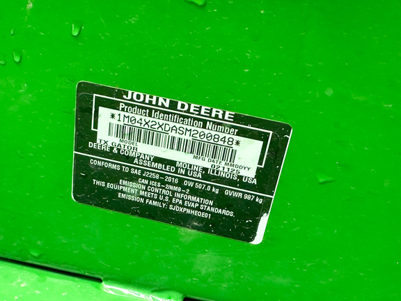 2025 John Deere TX 4X2 ATV