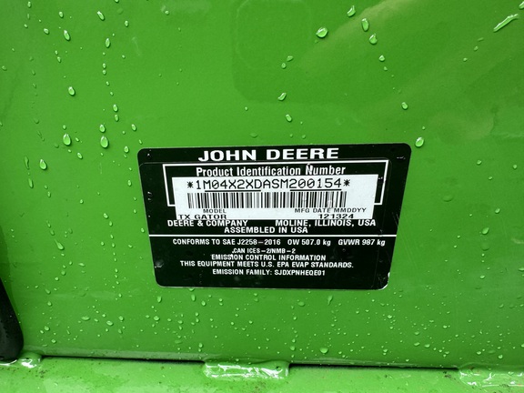 2024 John Deere TX ATV
