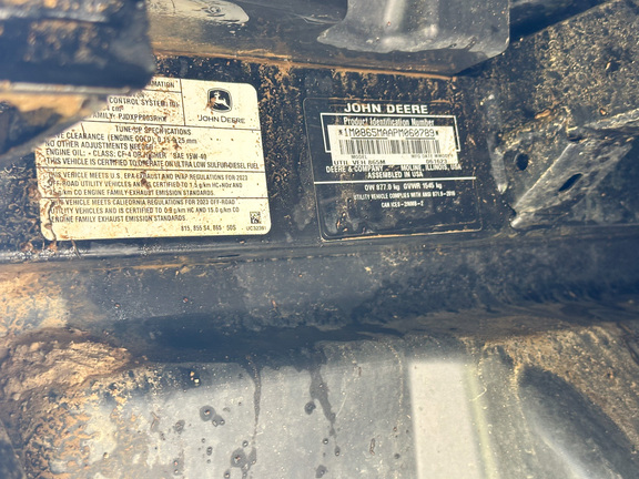 2023 John Deere XUV865M Diesel ATV