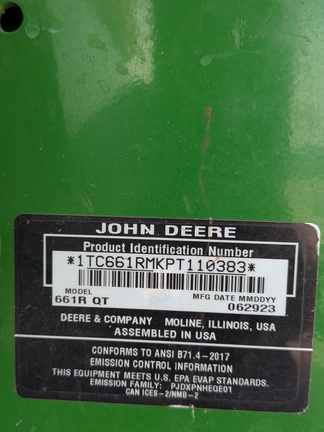 2023 John Deere 661R Misc