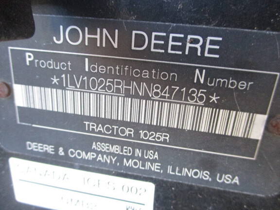 John Deere 1025R Tractor Compact