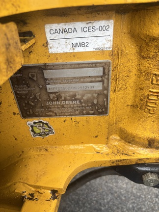2022 John Deere 35G Excavator Mini