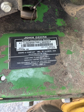 2023 John Deere Z920M Mower/Zero Turn