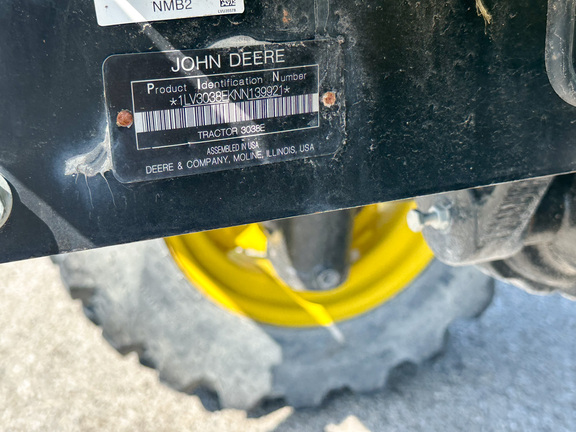 2022 John Deere 3038E Tractor Compact