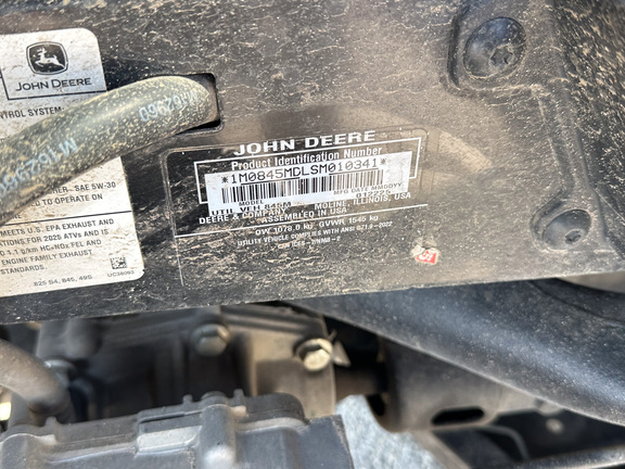 2025 John Deere XUV 845M HVAC Cab ATV