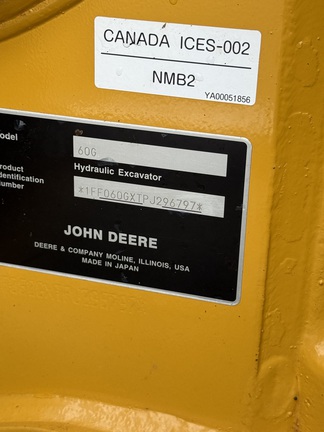 John Deere 60G Excavator Mini