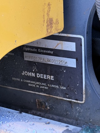 2024 John Deere 17 P Excavator Mini