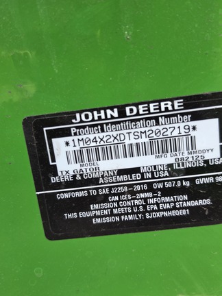 2025 John Deere TX 4X2 ATV