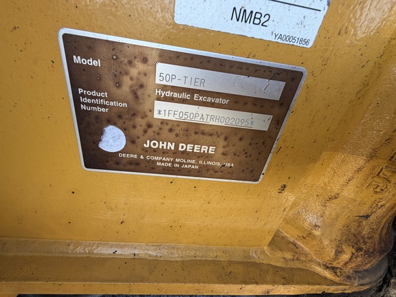 2024 John Deere 50 P Excavator Mini