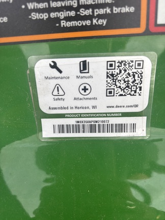 2025 John Deere X350 Garden Tractor