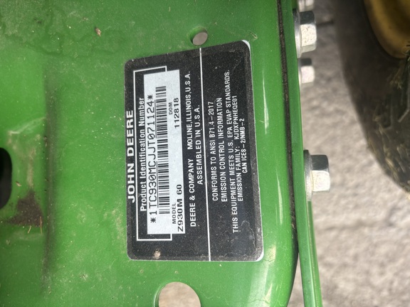 2018 John Deere Z930M Mower/Zero Turn