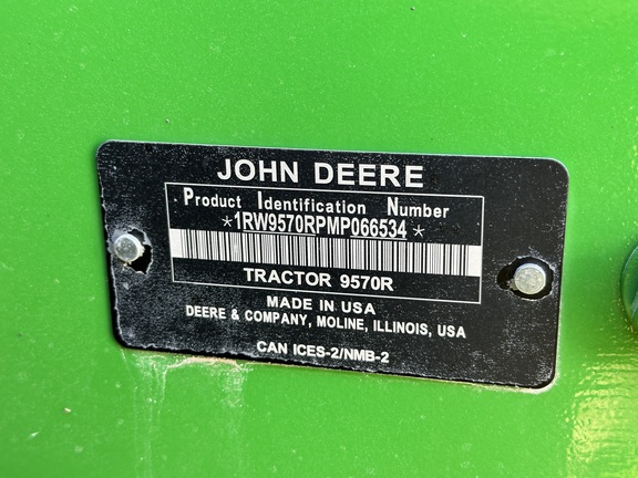 2021 John Deere 9570R Tractor 4WD