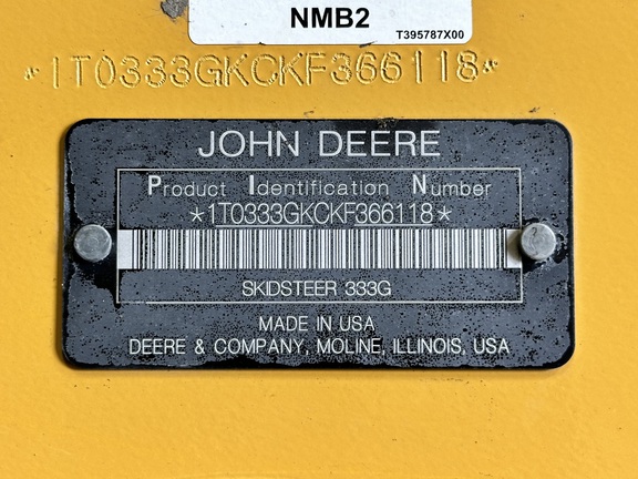 2020 John Deere 333G Compact Track Loader