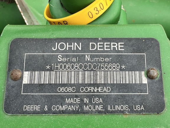 2013 John Deere 608C Header Corn Head