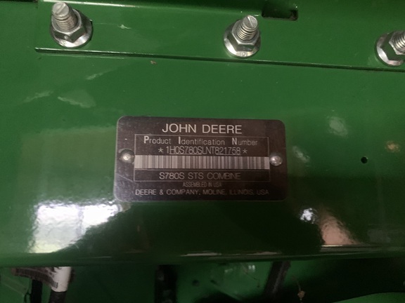 2022 John Deere S780 Combine