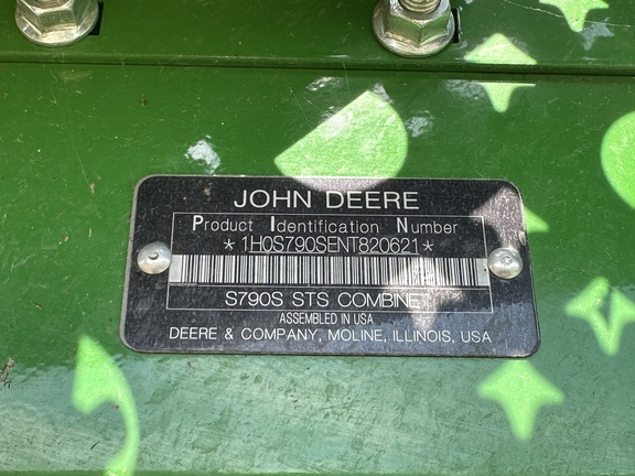 2022 John Deere S790 Combine