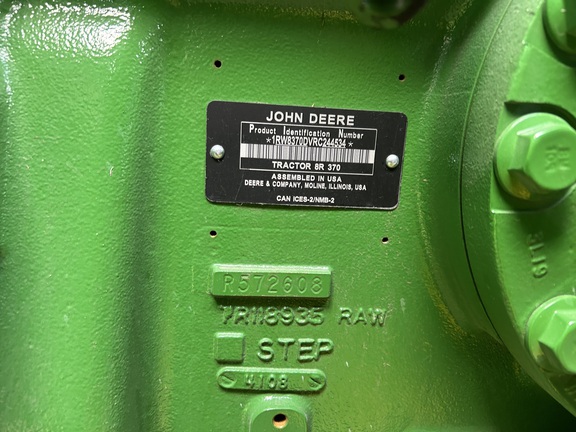 2024 John Deere 8R 370 Tractor
