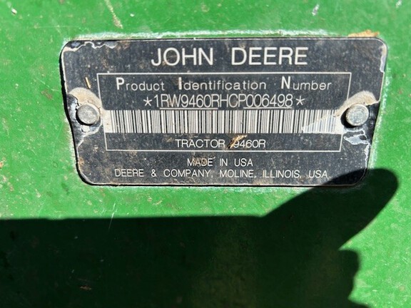 2013 John Deere 9460R Tractor 4WD