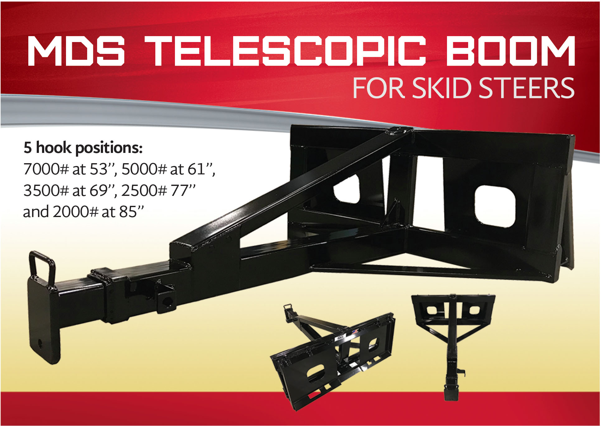 2024 MDS 5511-MDS TELESCOPIC BOOM (SKID STEER) UNIVERSAL ST Boom