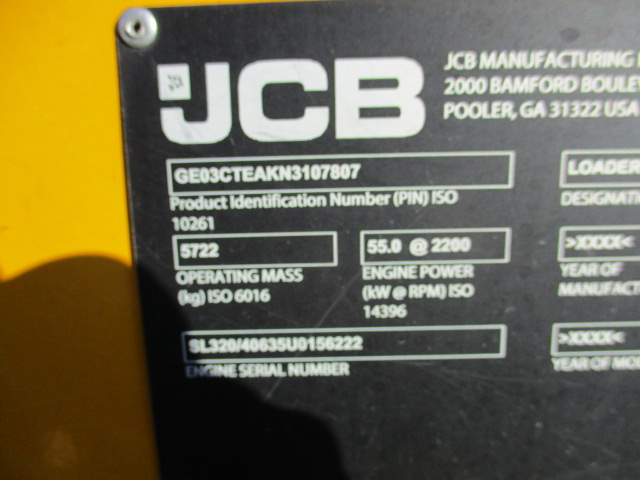2022 JCB 3TS-8T Compact Track Loader
