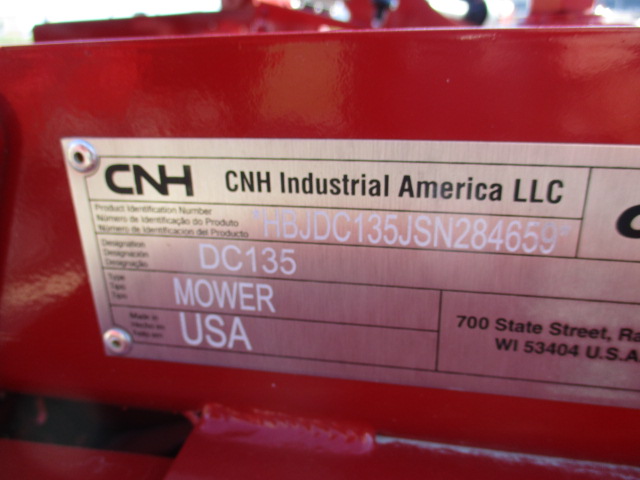 2025 Case IH DC135 MWR COND RUBBER Mower Conditioner