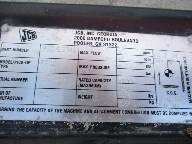 2024 JCB PF48 pallet fork JCB Pallet Fork