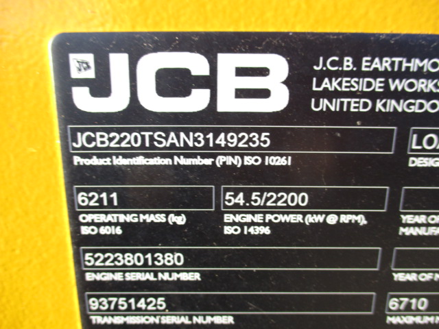 2022 JCB TM220 T4 A Telescopic Wheel Loader