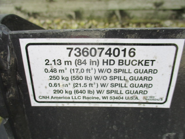 2025 Case 84 inch HD dirt with BOCE Bucket