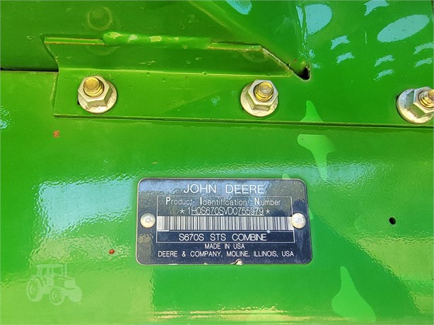 2013 John Deere S670 Combine