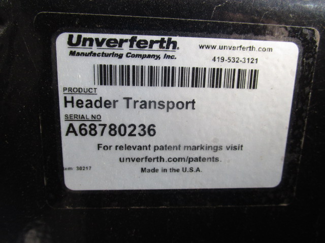 2022 Unverferth HT-36 Header Transport