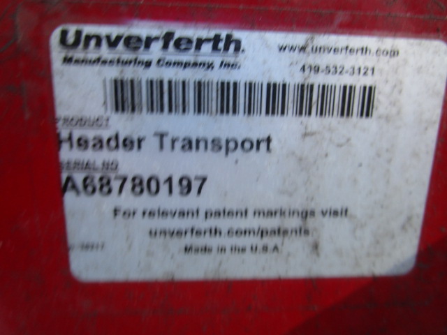 2022 Unverferth HT-30 Header Transport