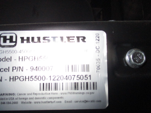 2021 Hustler Excel HPGH5500 Hustler 5500 Watt Generator Generator