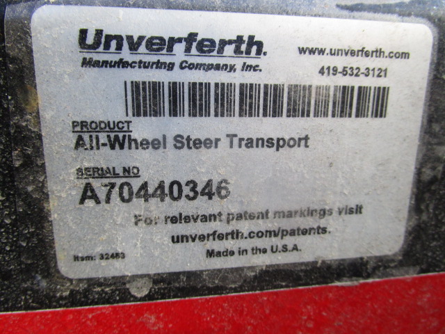 2023 Unverferth AWS-30 -IF320/65R15 W/2-WHL BRAKES (BLACK) Header Transport