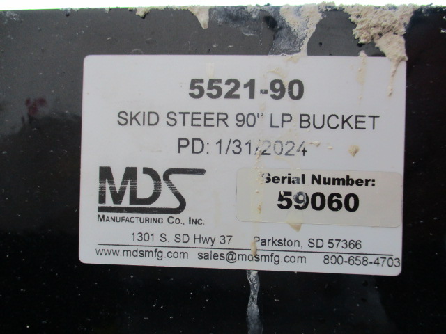 2024 MDS 5521-90 MDS 90" REPLACEMENT BUCKET-UNIVERSAL SKID Bucket