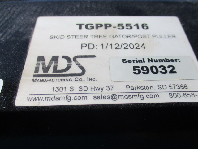 2024 MDS TGPP-5516 MDS TREE GATOR/POST PULLER, OPENS TO 16" Tree Puller