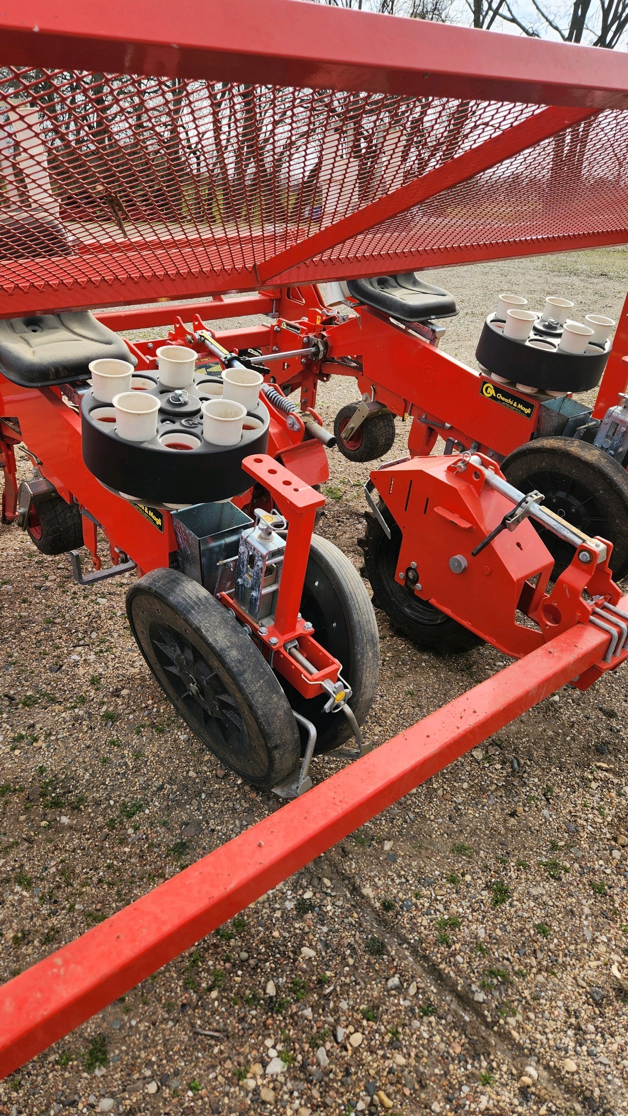 2019 Checchi & Magli Trium 5 row No-Till Version Transplanter