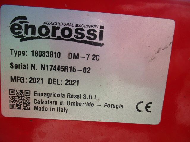 2021 Enorossi DM-7 2C Mower/Disc