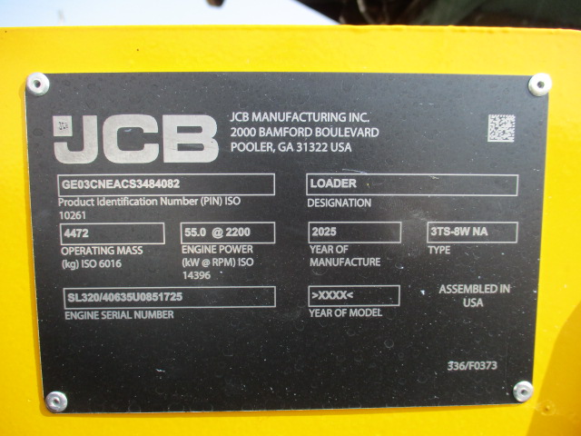 2025 JCB 3TS-8W Skid Steer Loader