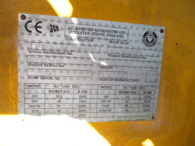 1998 JCB 1105 III Skid Steer Loader