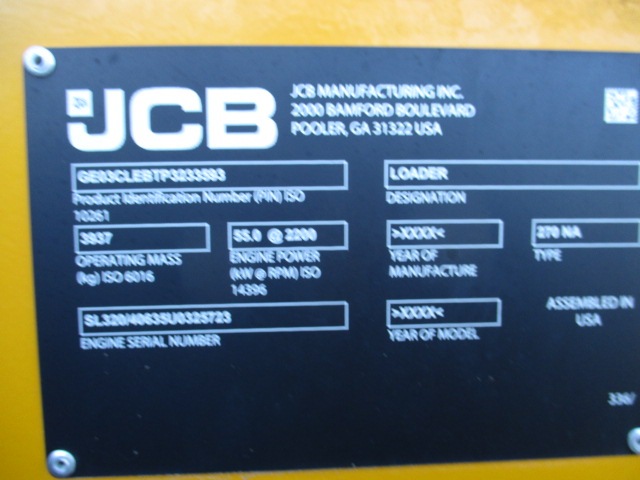 2023 JCB 270W Skid Steer Loader