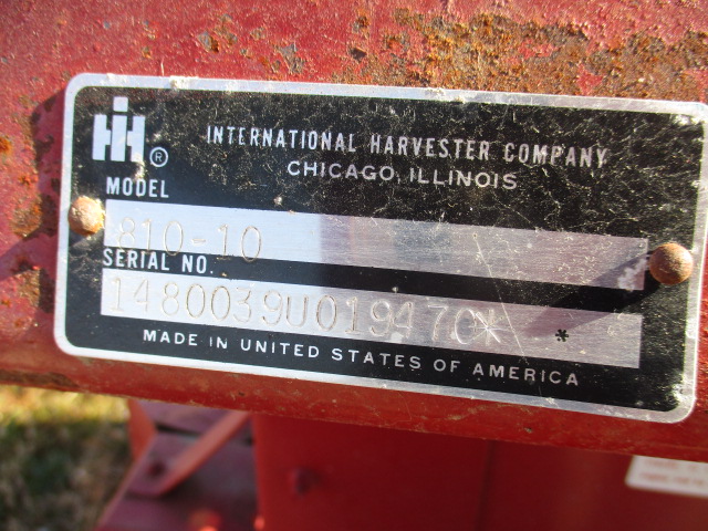 Case IH 810 Header Grain