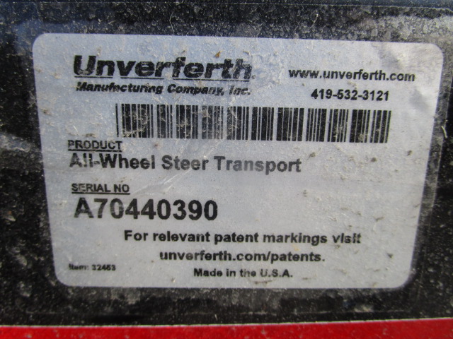 2023 Unverferth AWS-30 -IF320/65R15 W/2-WHL BRAKES (BLACK) Header Transport