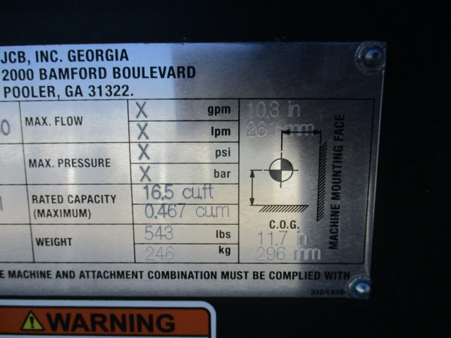 2023 JCB 78 inch GP with bolt on edge JCB Bucket